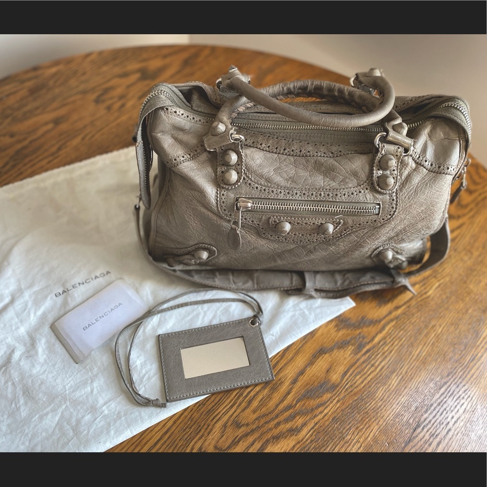 BALENCIAGA Classic City Motorcycle Leather Bag